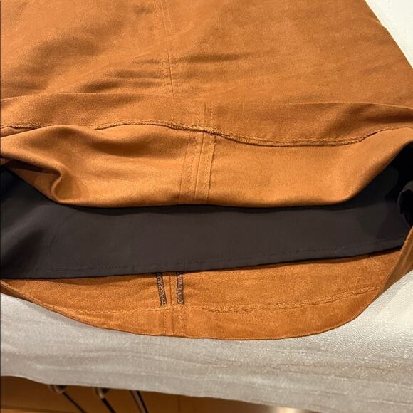 Sanctuary Women's Faux Brown Suede Shift Dress Size XS - Picture 8 of 10